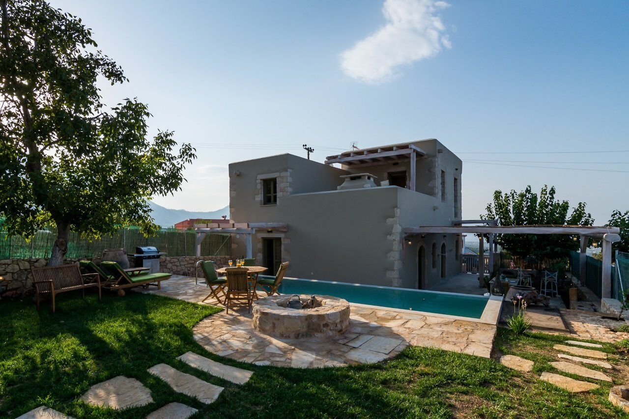 Traditional Stonebuilt Villa Leonanto, Only 5 Km From A Sandy Beach Kástellos Exterior foto
