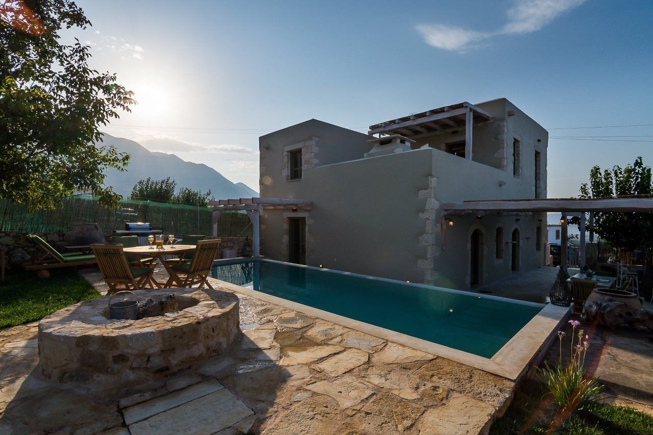 Traditional Stonebuilt Villa Leonanto, Only 5 Km From A Sandy Beach Kástellos Exterior foto